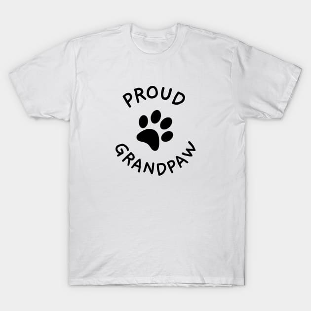 GrandPaw DOG Grandfather T-Shirt by Dog & Rooster
